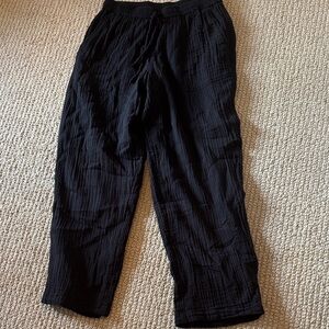 Rails Black Textured Capris